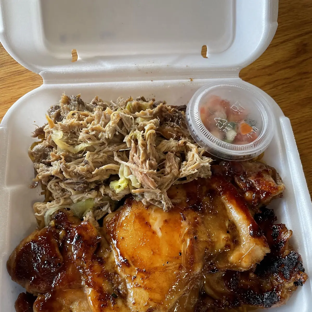 BBQ Chicken and Pulled Pork