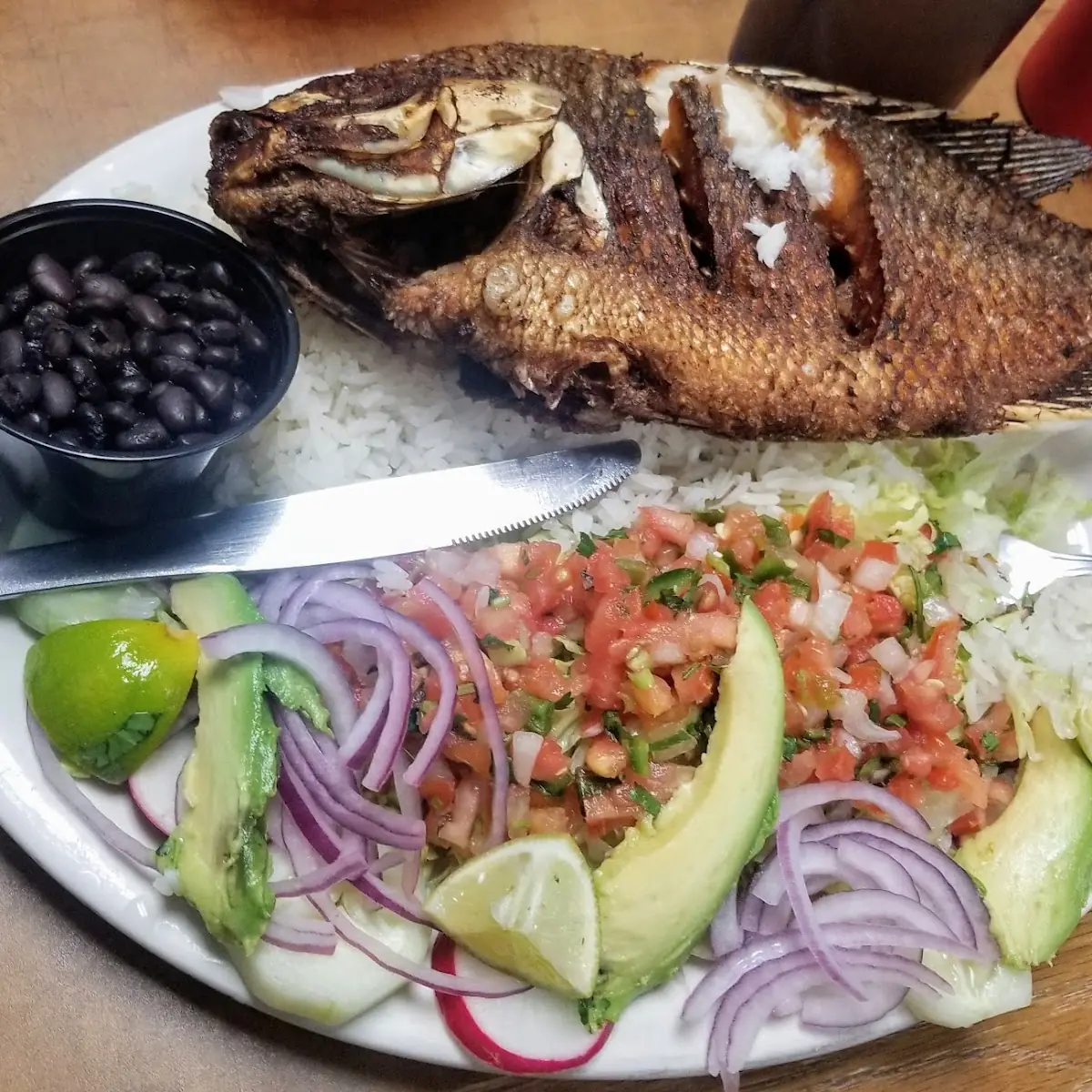 Mojarra Frita Ala Diabla