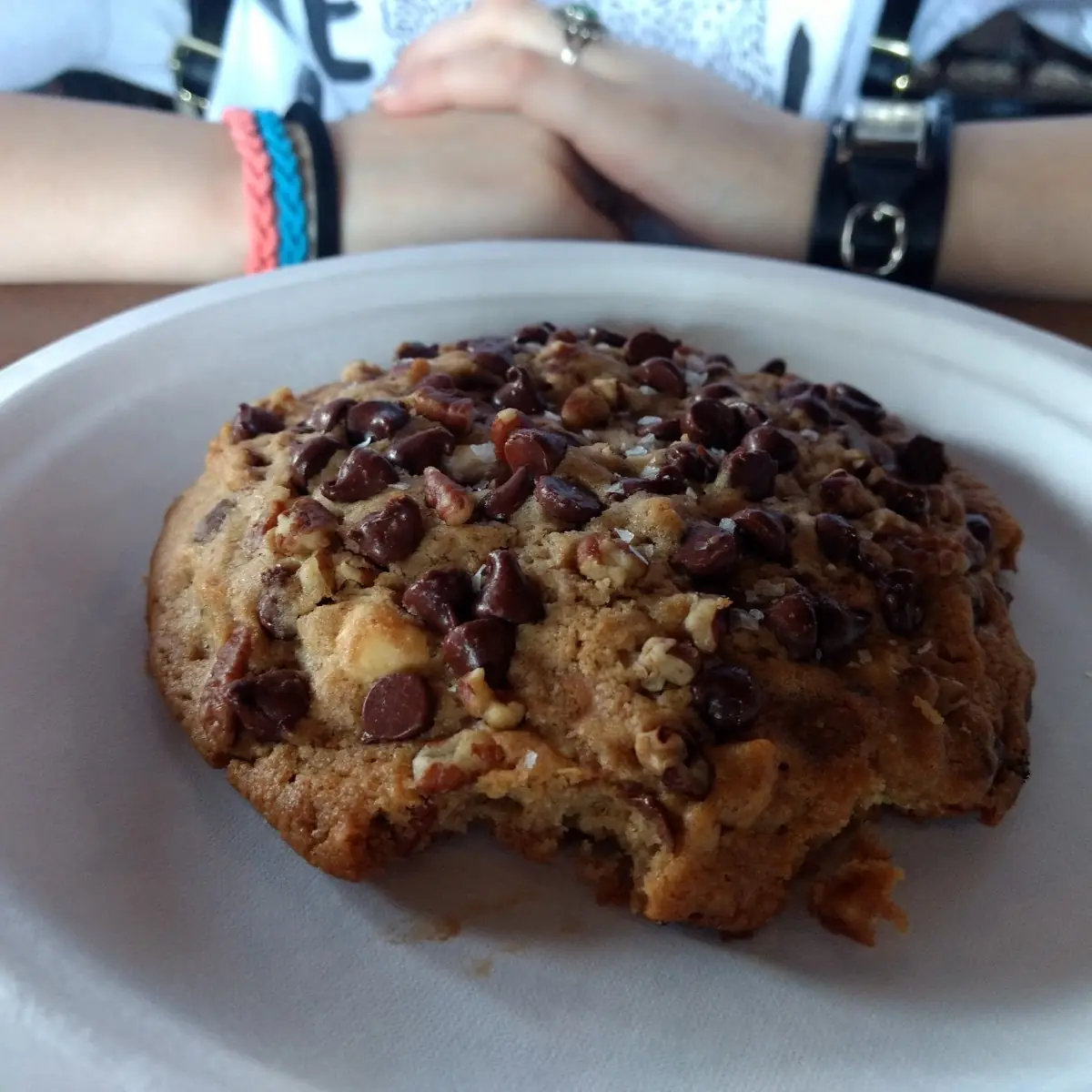 Salted Pecan Triple Chocolate Cookie