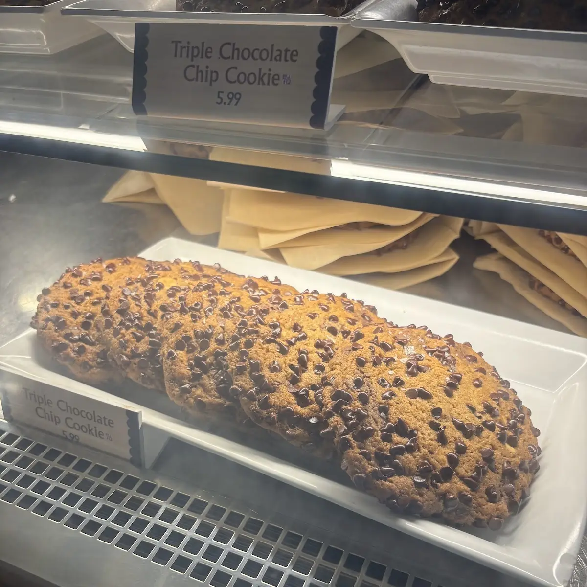 Triple Chocolate Chip Cookie