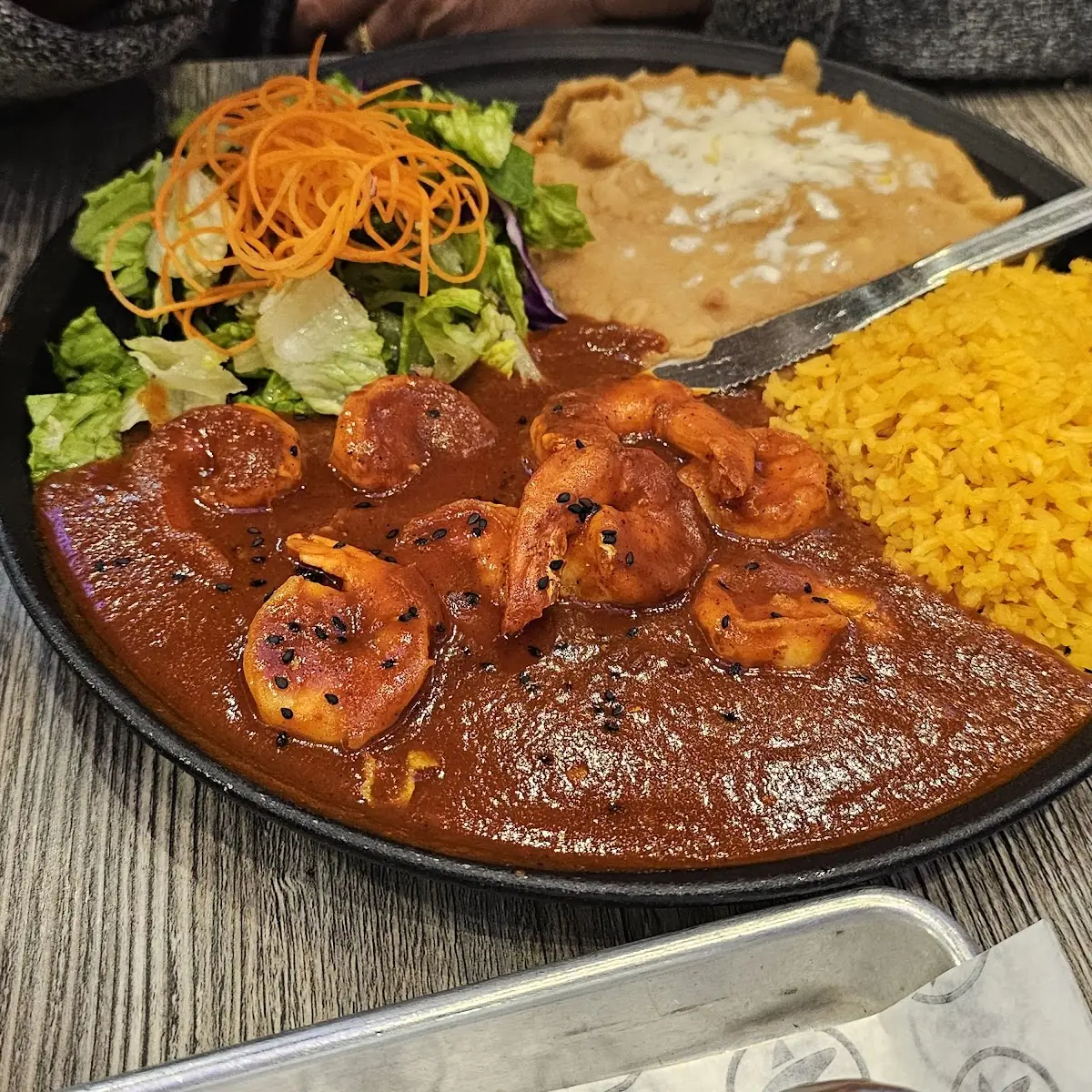 Camarones Ala Diabla Plate