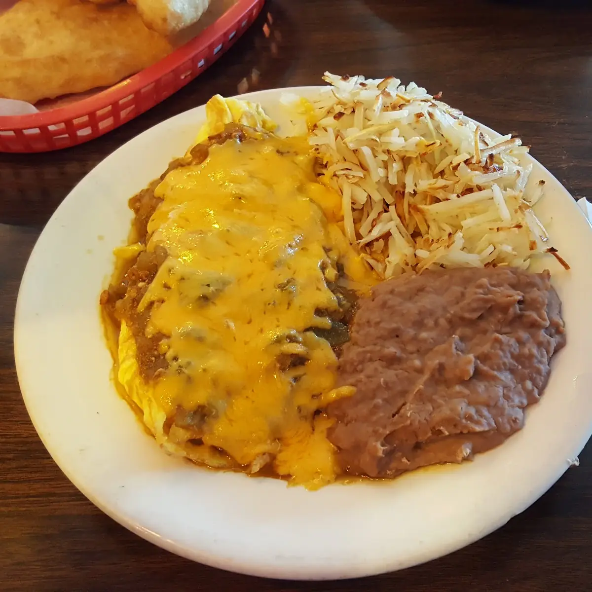 Green Chile Cheese Omelette