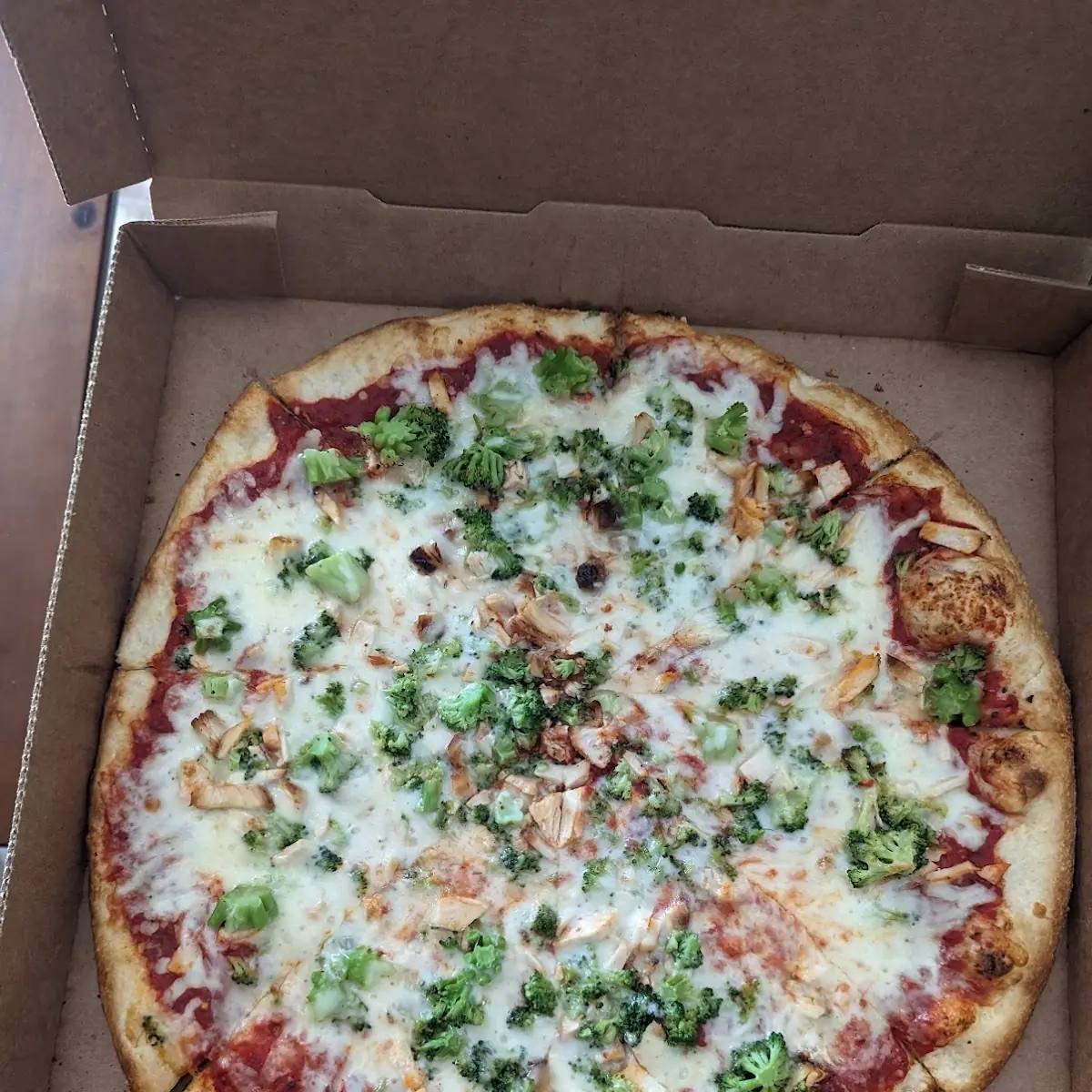 Chicken Broccoli Pizza