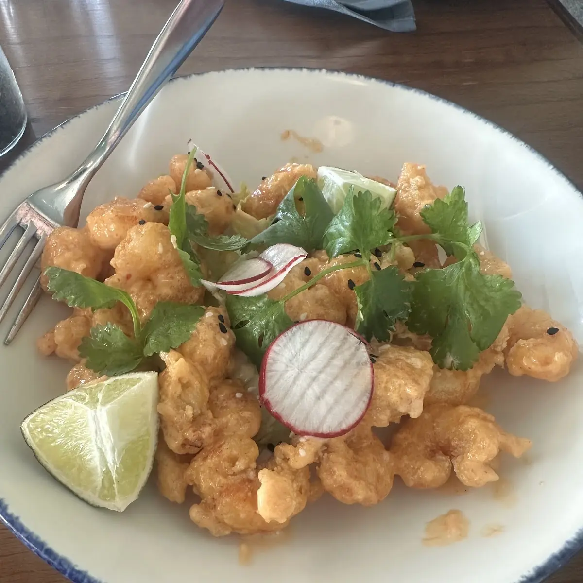 South Florida Rock Shrimp Firecracker Style