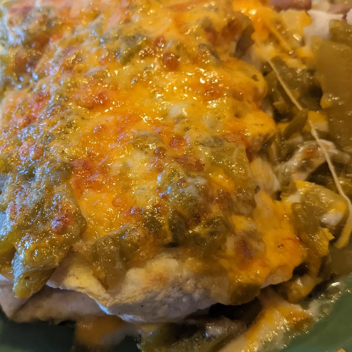 Bean Burrito Enchilada Style Green
