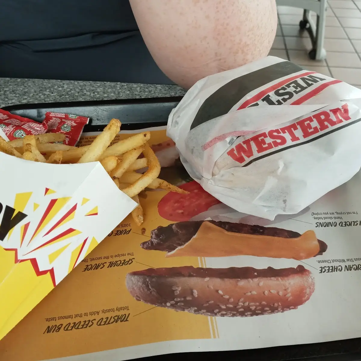 Hamburger Western Burger Combo