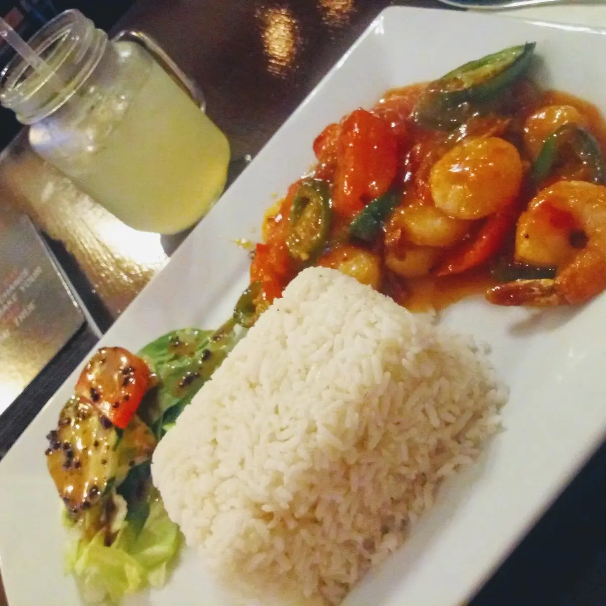 Thai BBQ Shrimp Camping
