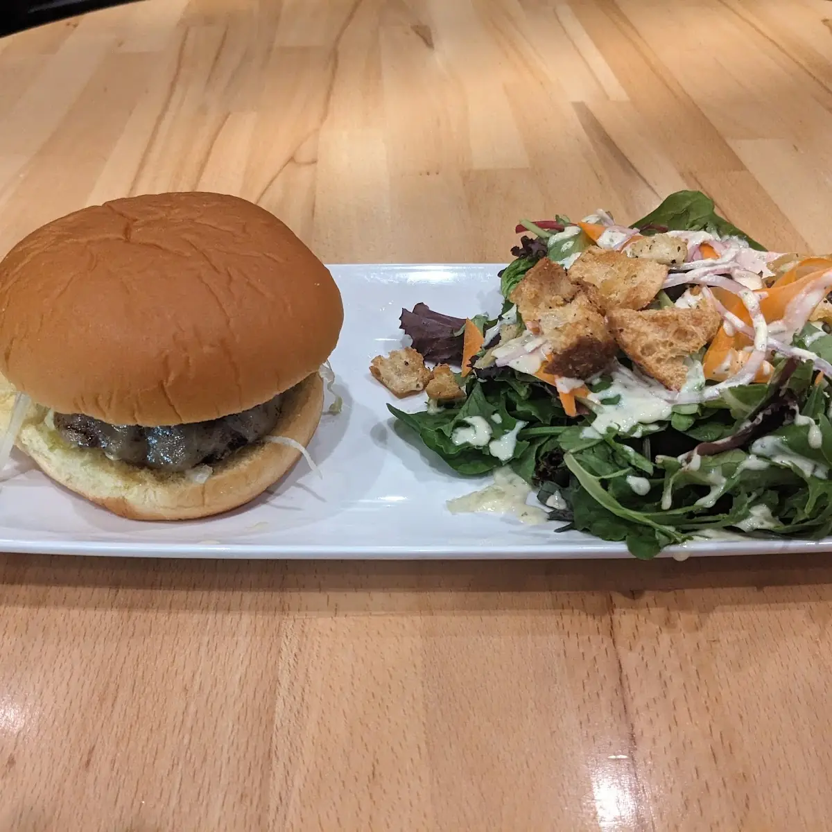 Classic Burger with House Salad