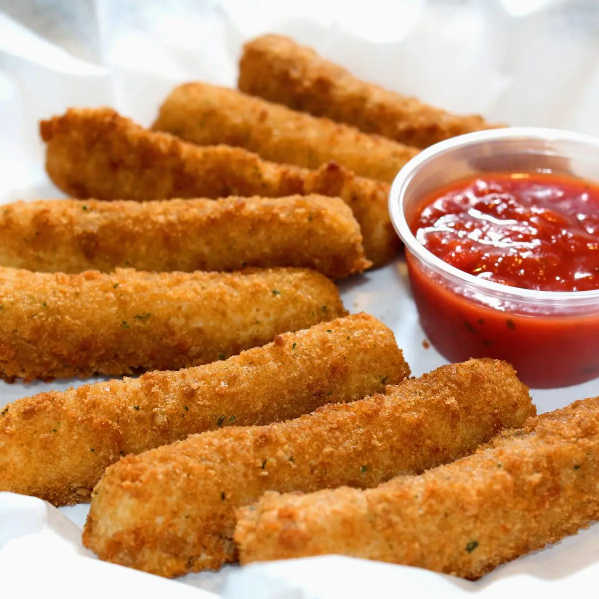 Breaded Mozzarella Sticks