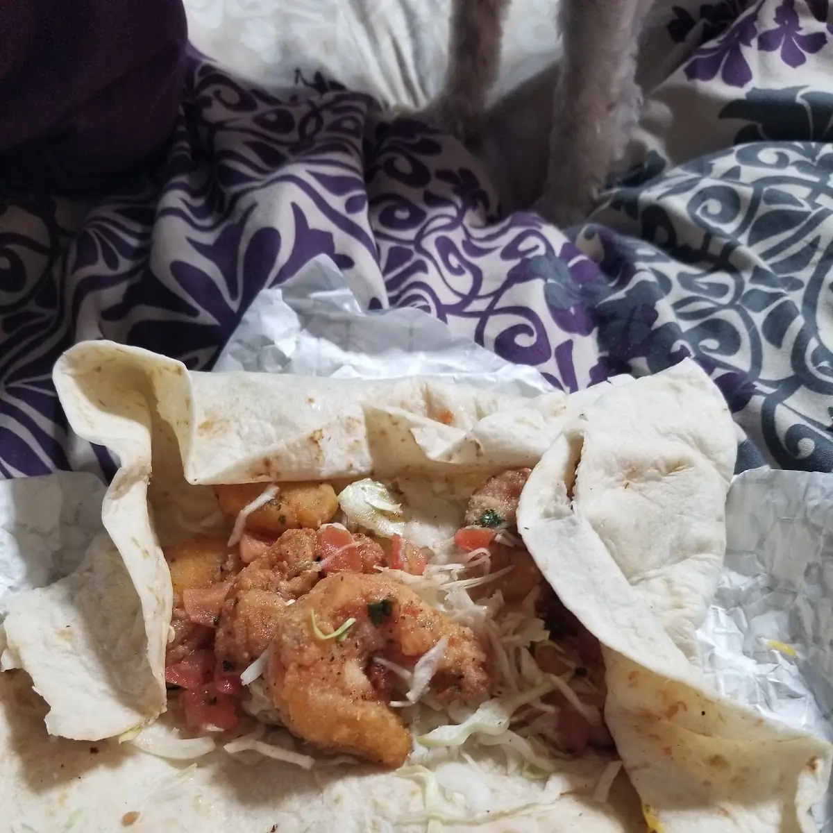 2 Jumbo Shrimp Tacos