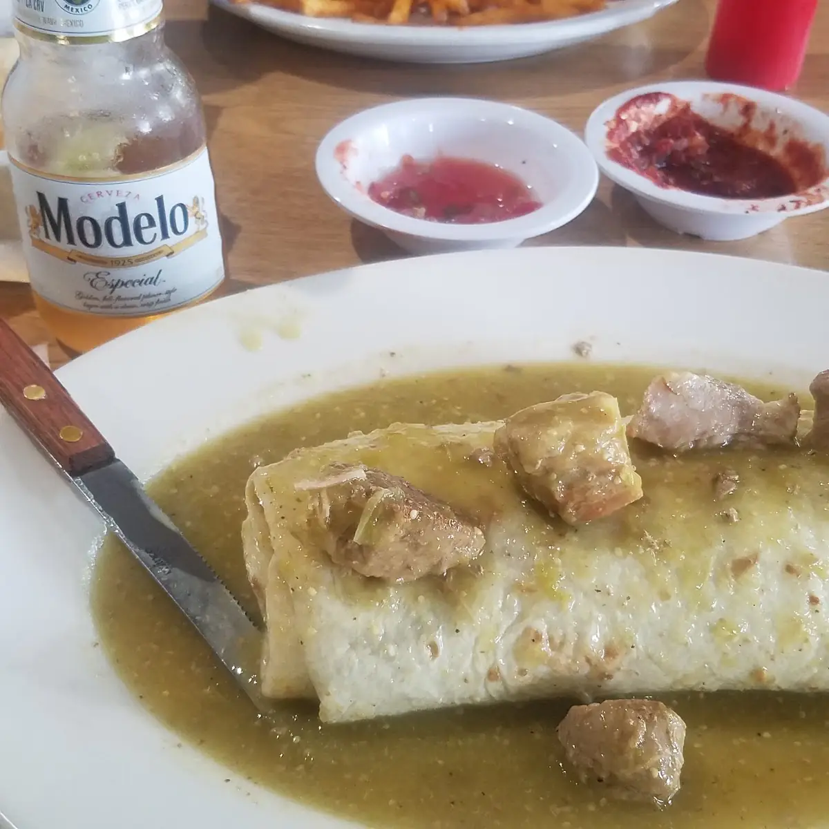 Chile Verde Burrito