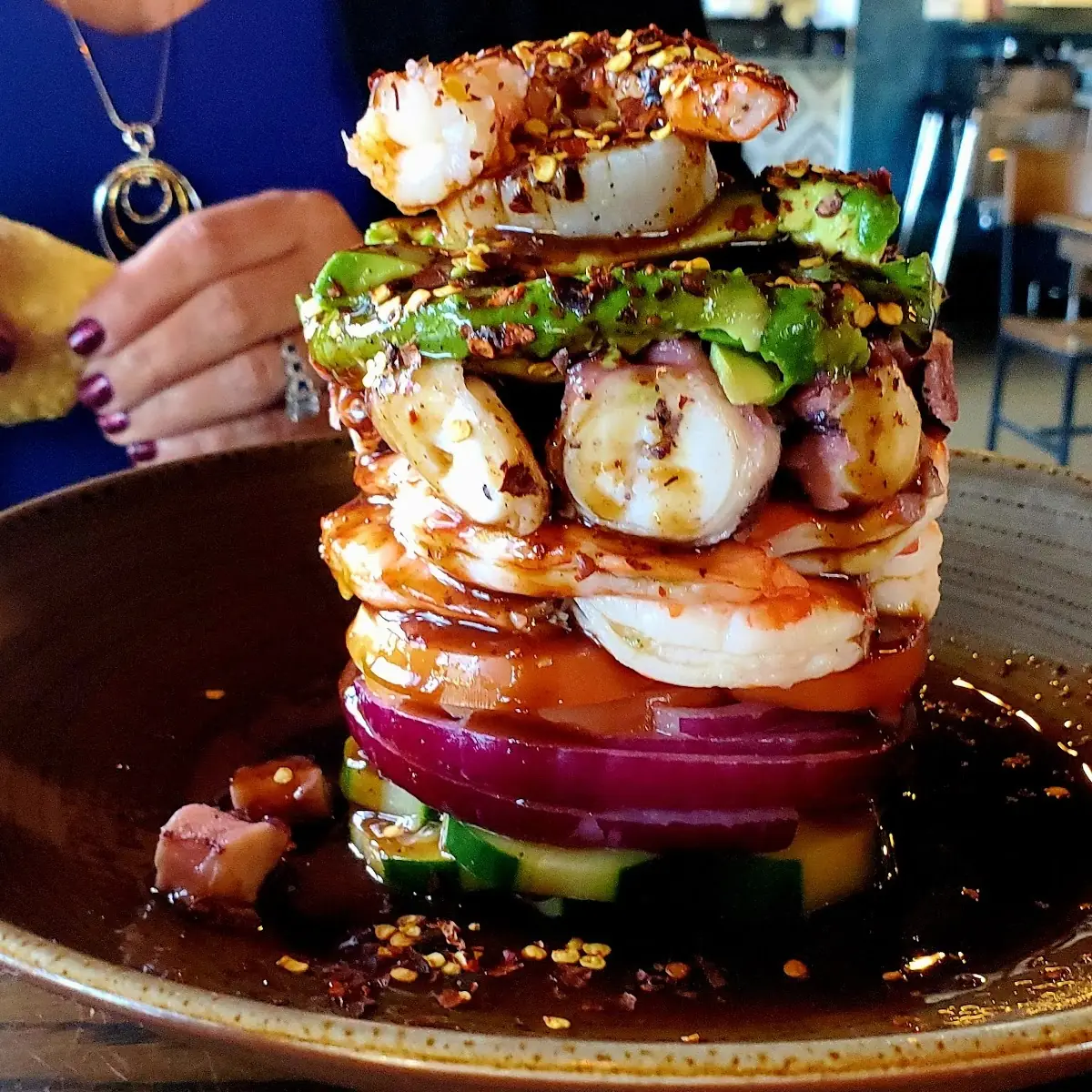 Seafood Tower Torre De Mariscos