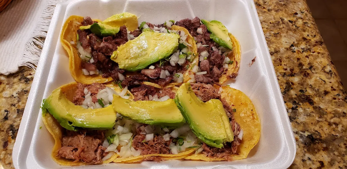 Cabeza and Carnitas Tacos