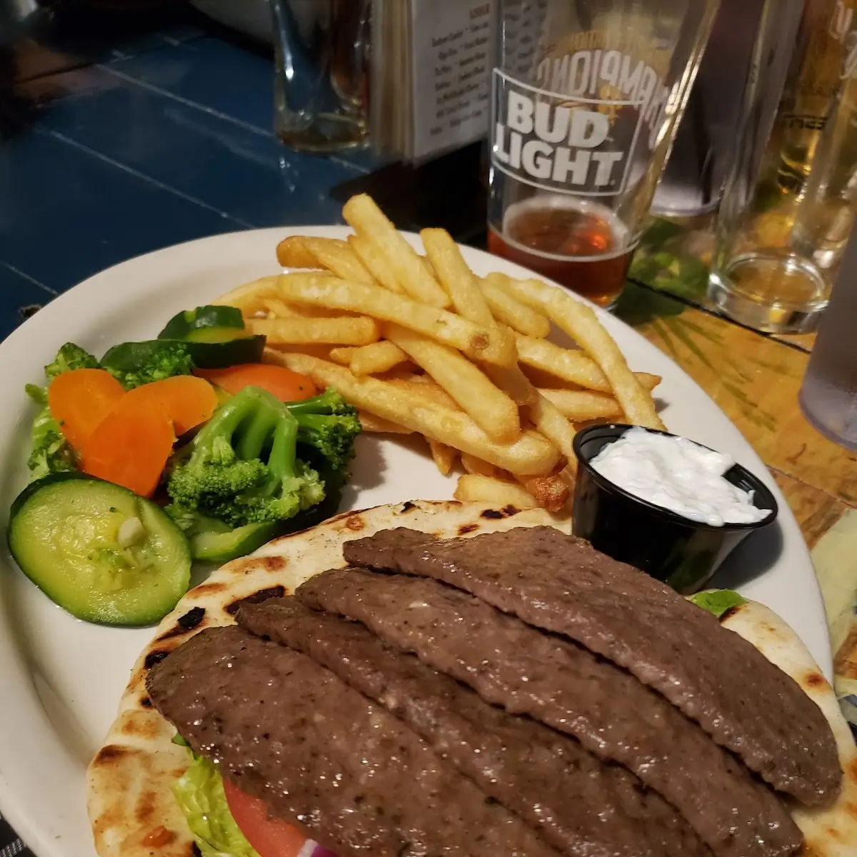 Gyro Cheese Steak Hoagie