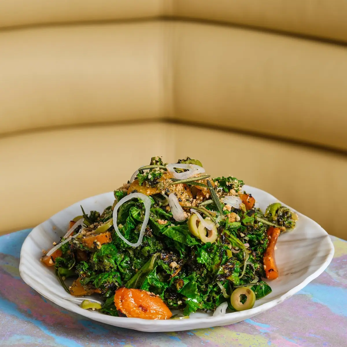 Grilled Kale Salad