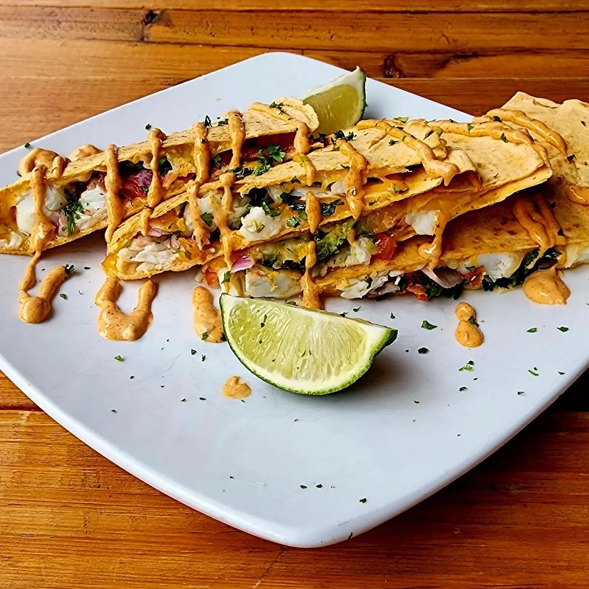 Thai Chicken Quesadilla