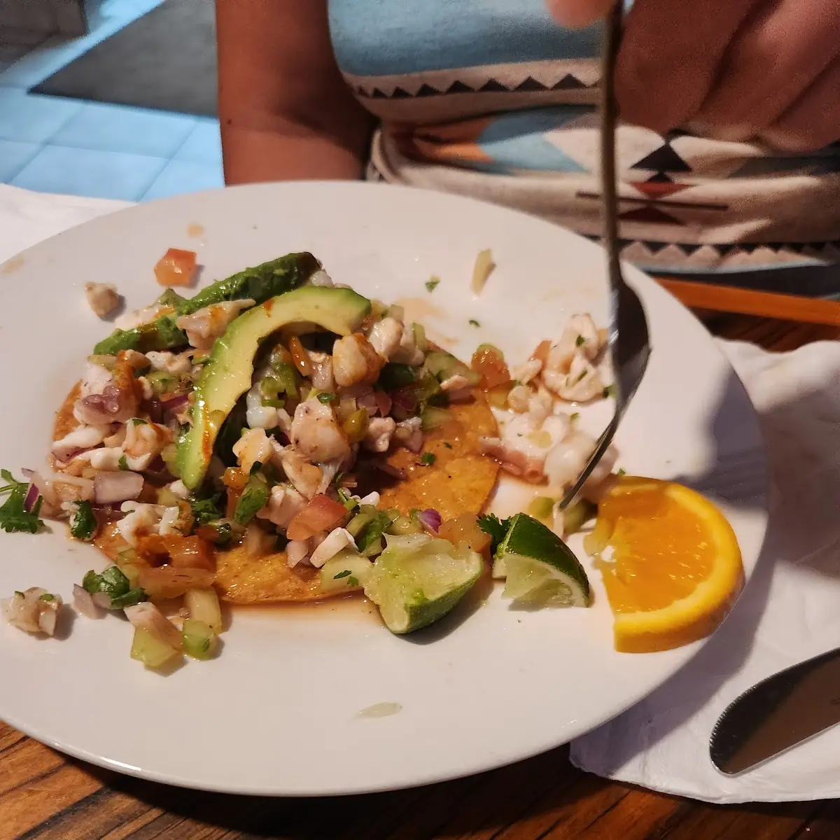 Ceviche Tostada