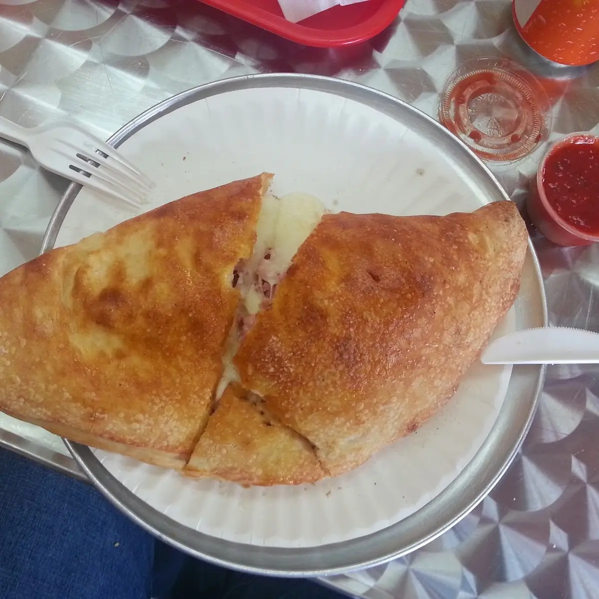 Ham and Cheese Calzone