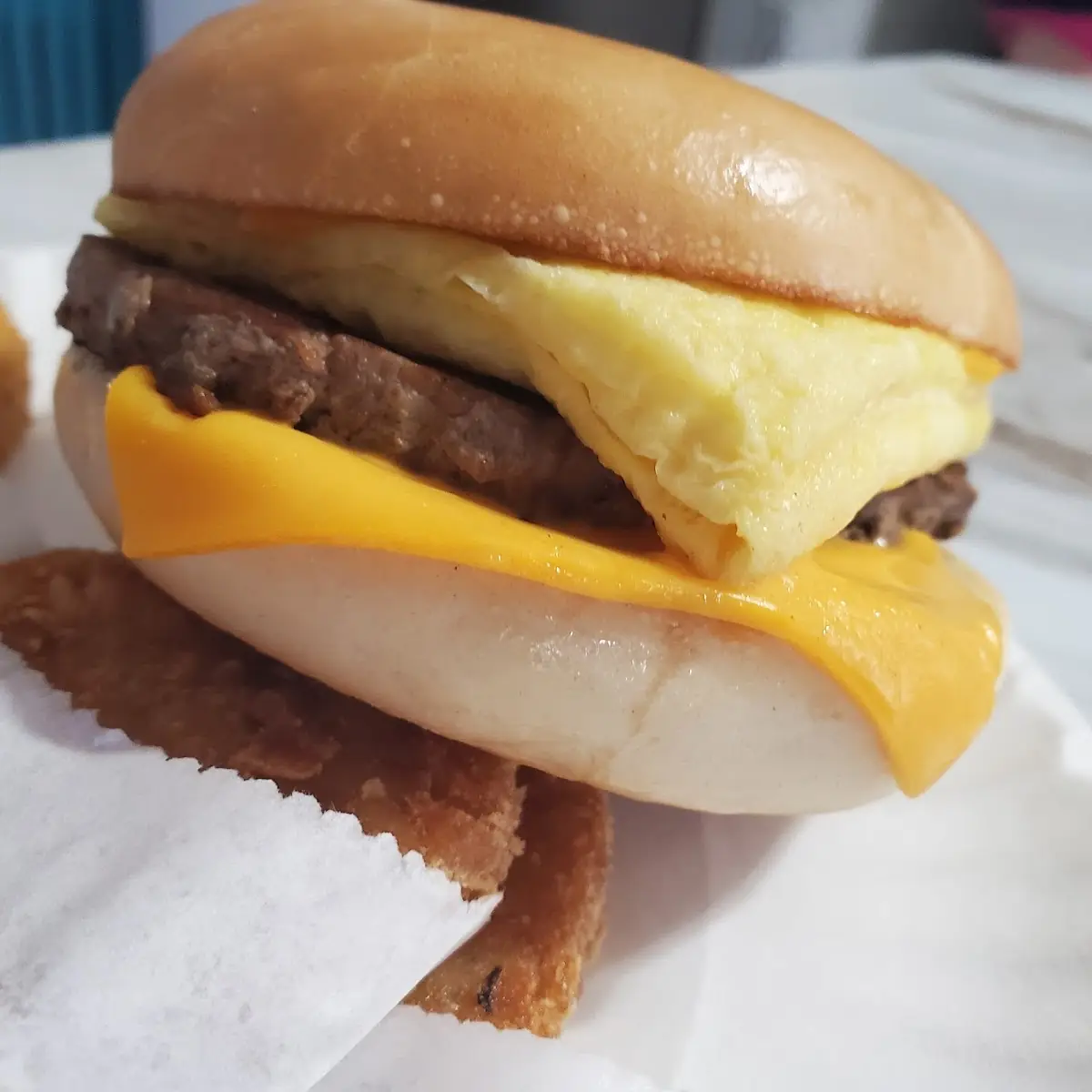 Steak Egg and Cheese Bagels