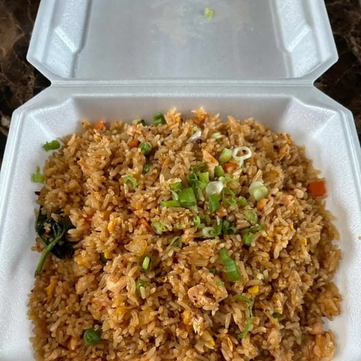 Sriracha fried rice with chicken beef pork or shrimp