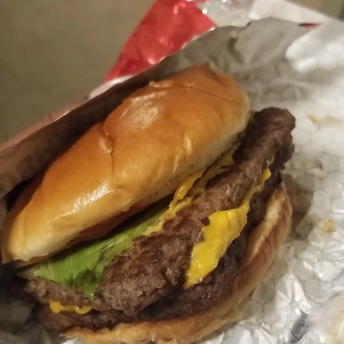 Dave's Double Cheeseburger