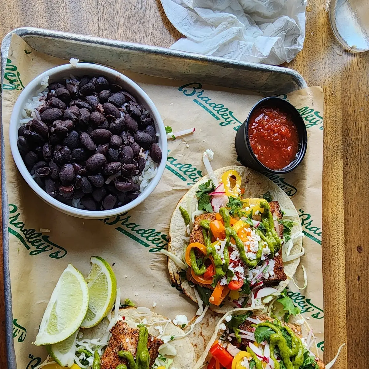 Blackened Local Fish Tacos