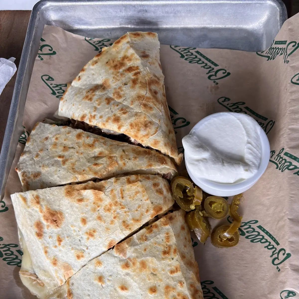 Mojo Chicken Quesadilla