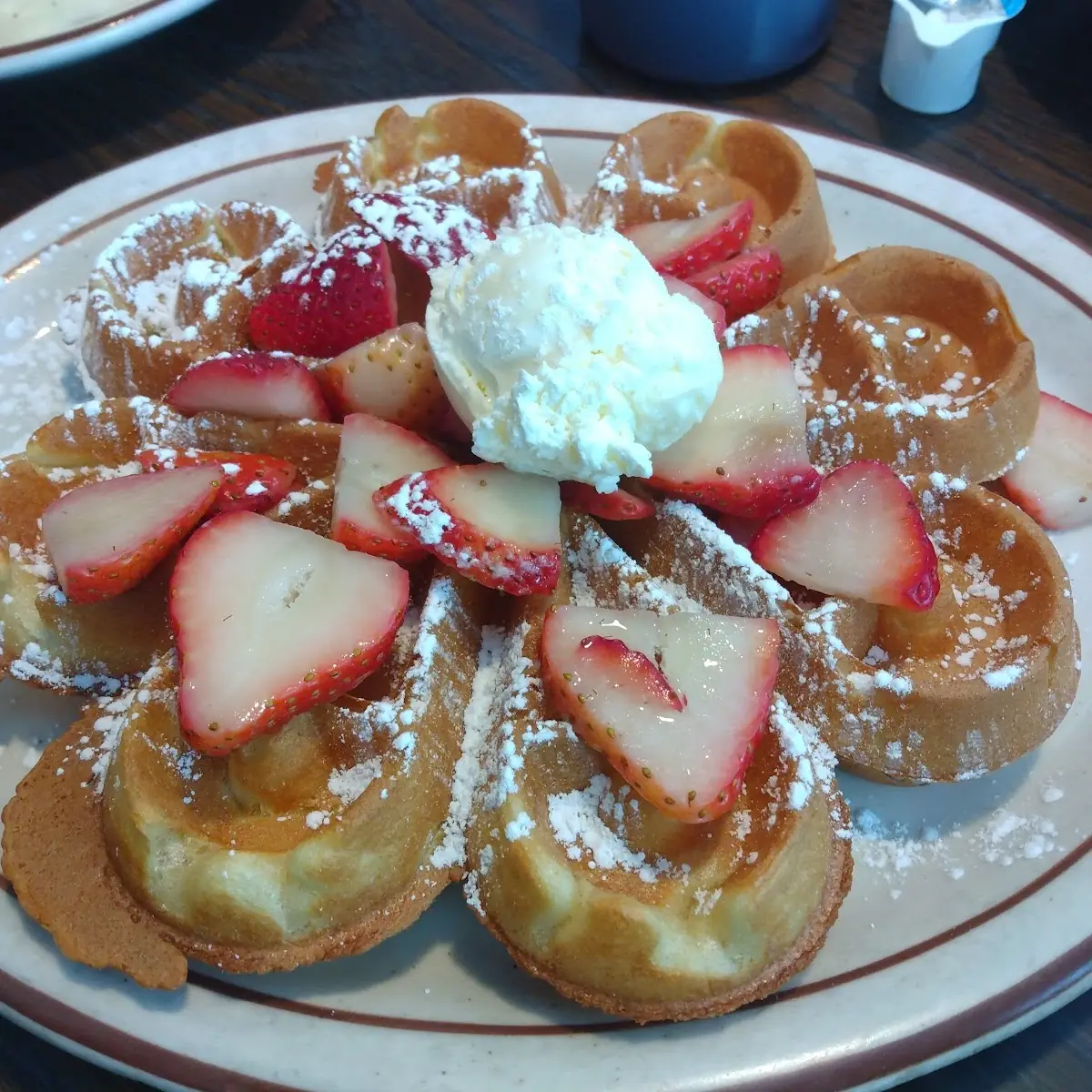 Strawberry Belgian Waffle