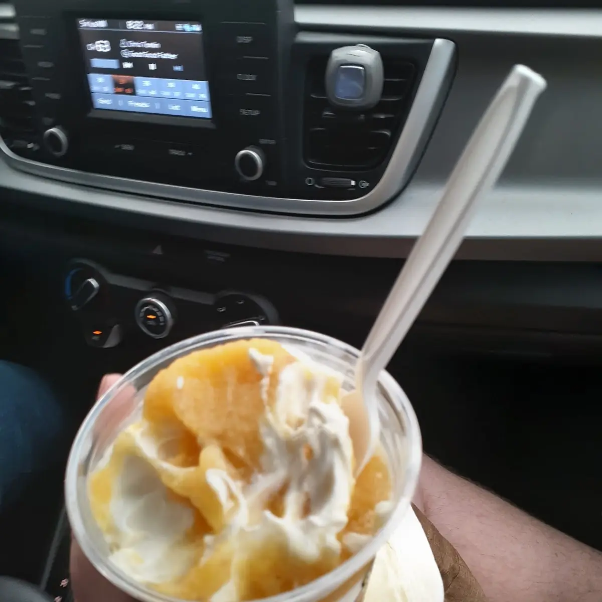 Banana and Vanilla Gelati