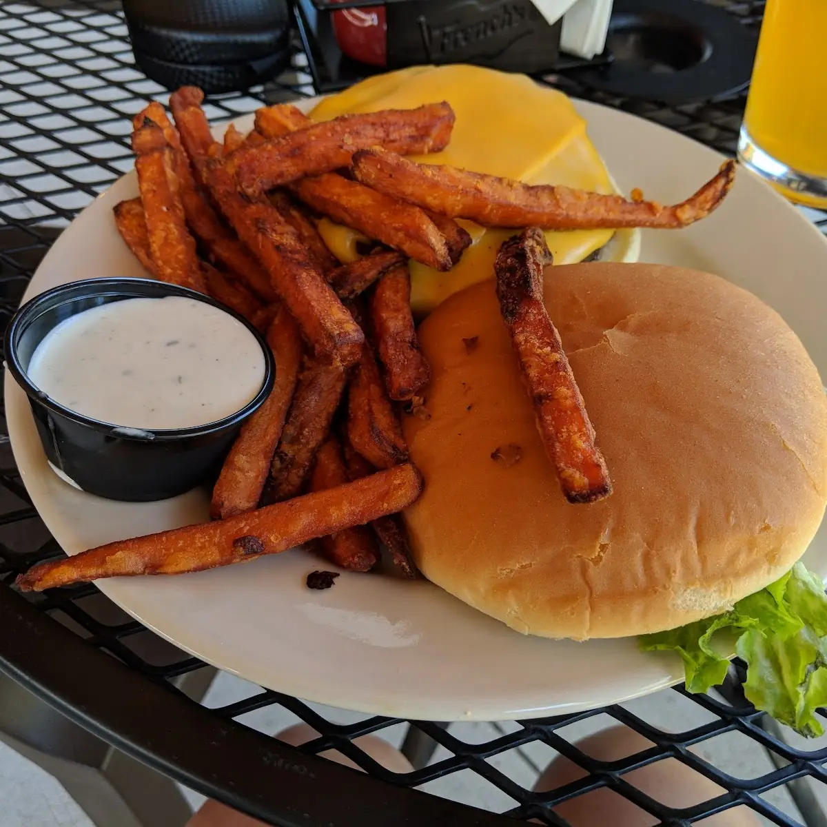 Bourbon Glazed Beef Burger
