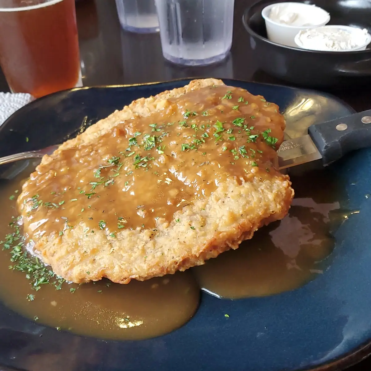 Country Fried Steak and Mashed Potatoes