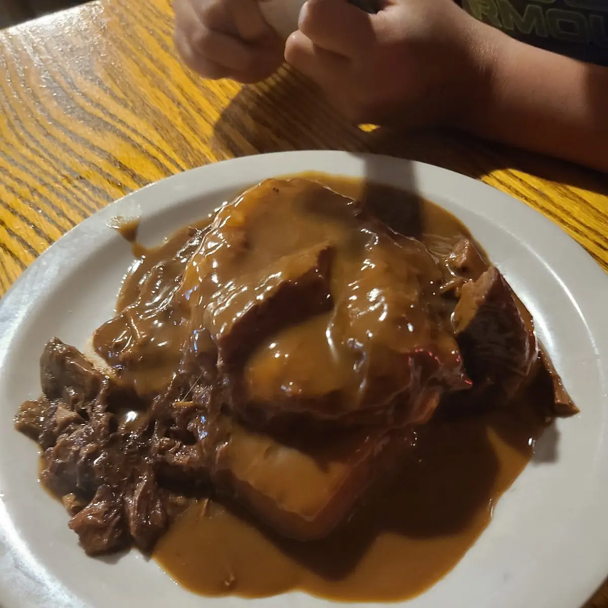 Open-Faced Roast Beef Sandwich