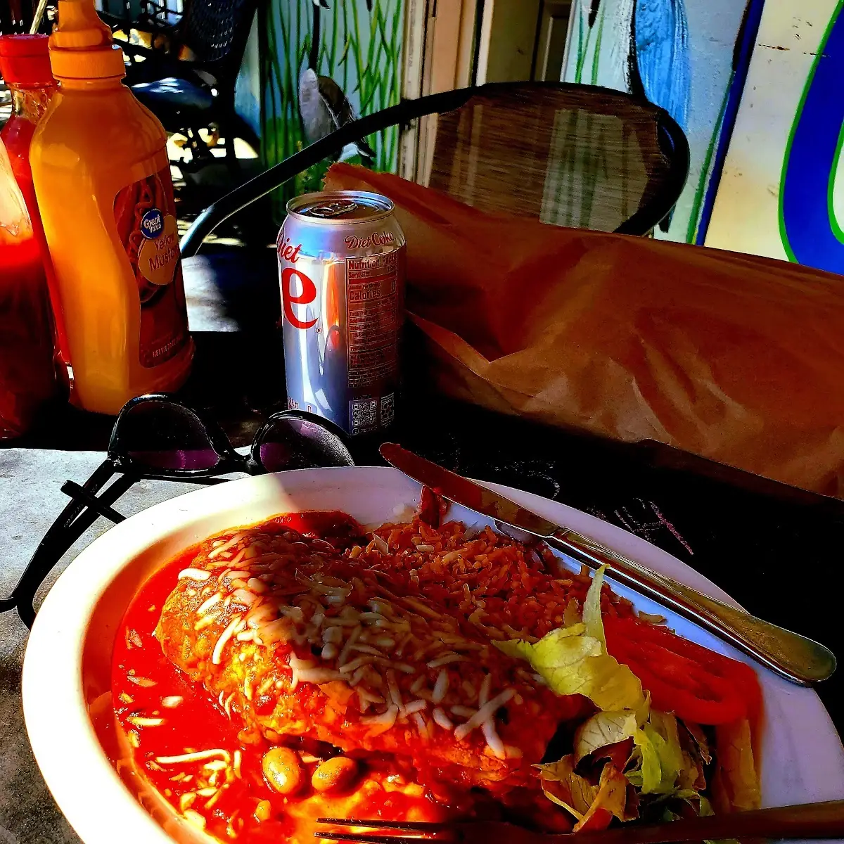 Bean Burrito Smothered Red