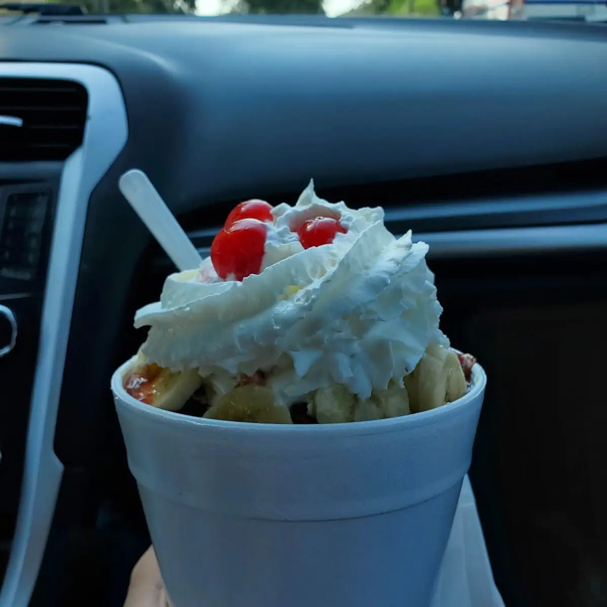Upside Down Banana Split