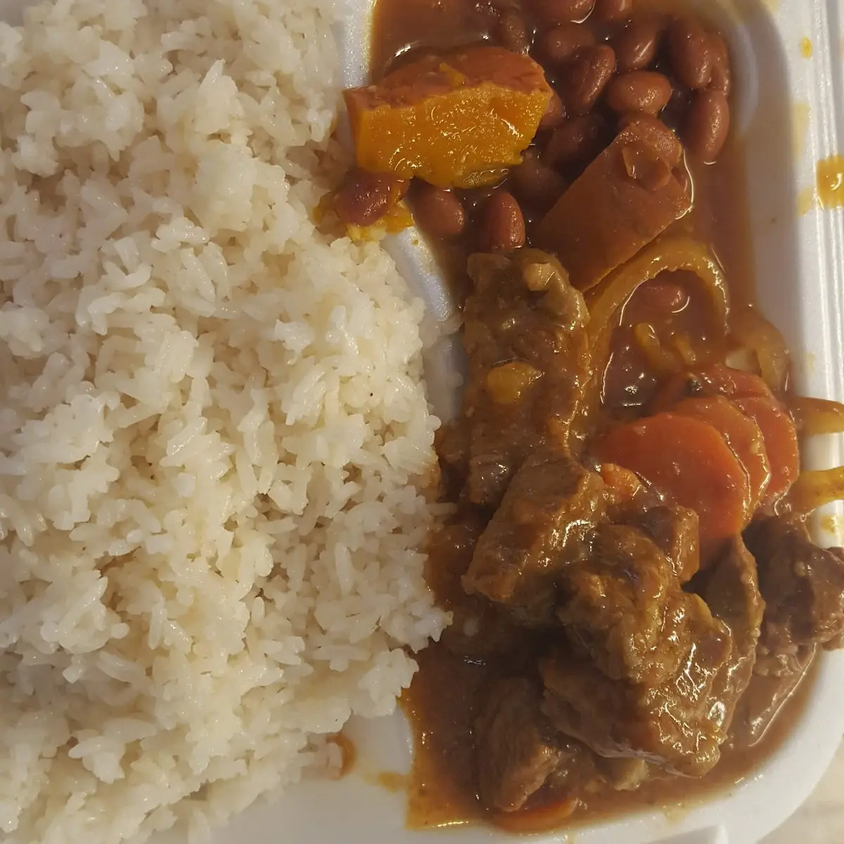 Arroz Blanco Y Bistec