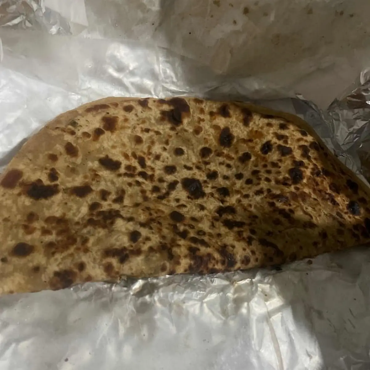 Aloo Paratha with Butter