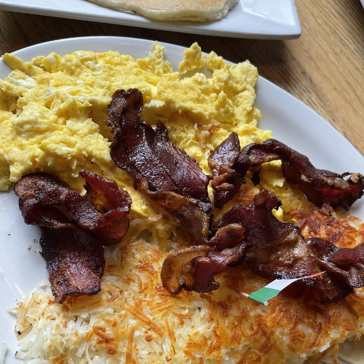 Meat & Cheddar Cheese Omelette