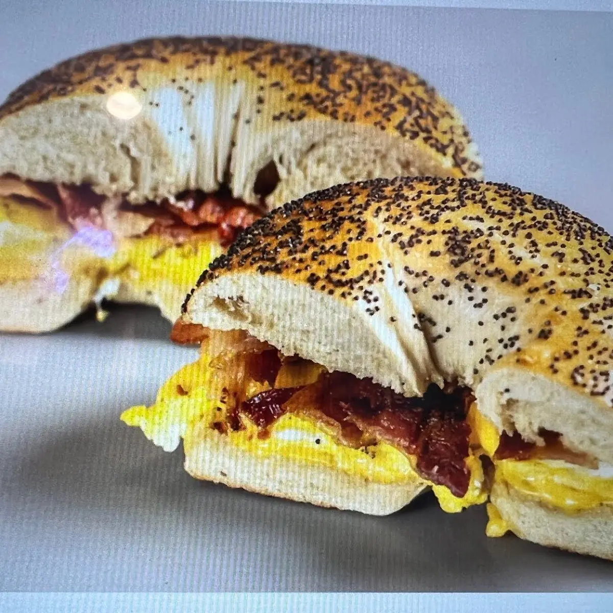 Bacon Egg and Cheese Everything Bagel