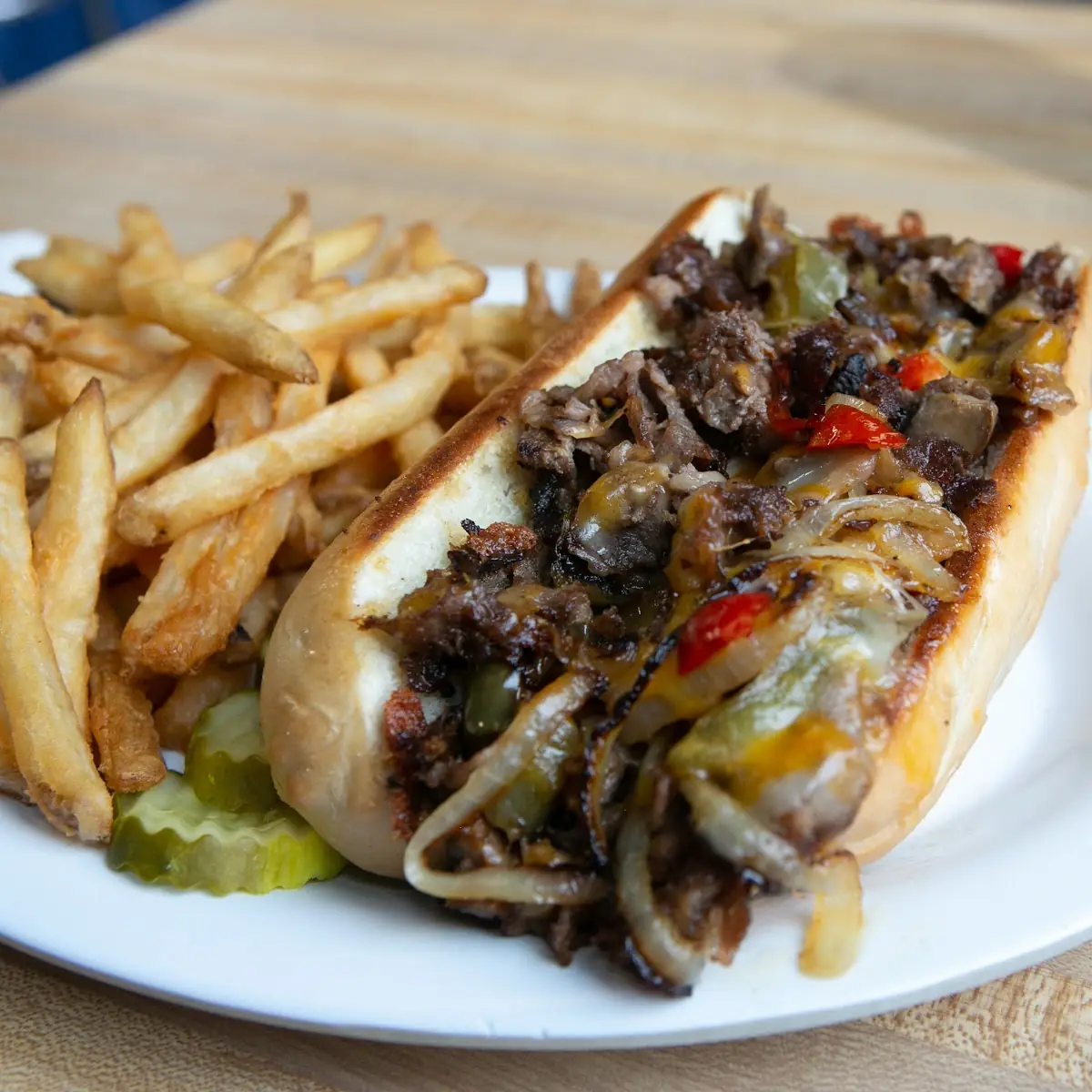Beef Philly Cheese Steak Sandwich