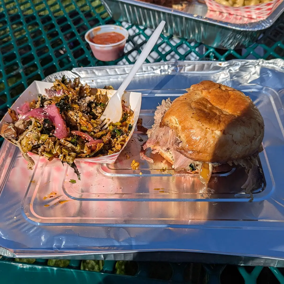 Pulled Pork Sandwich w Tex-Mex Cole Slaw