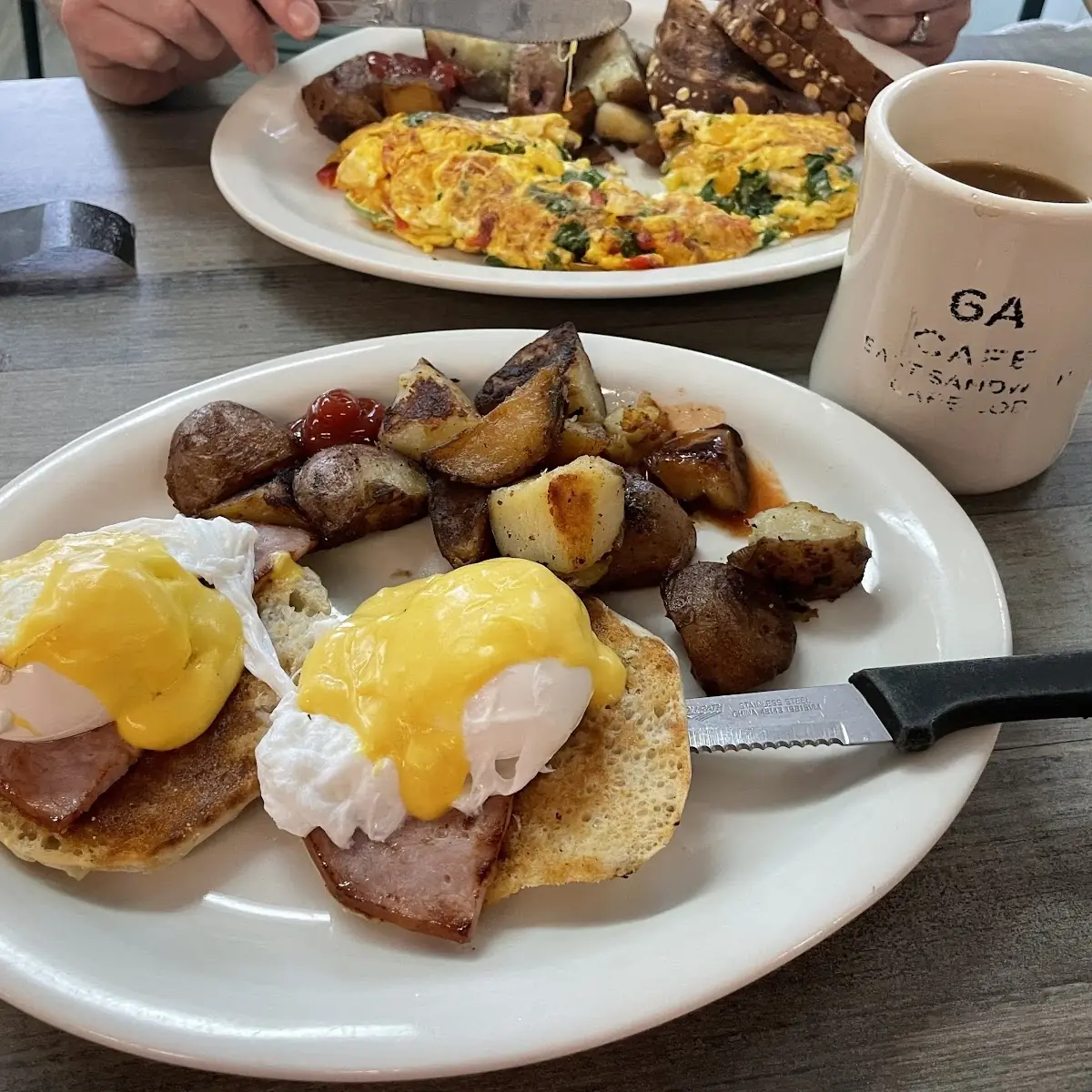 Eggs Benedict and Coffee