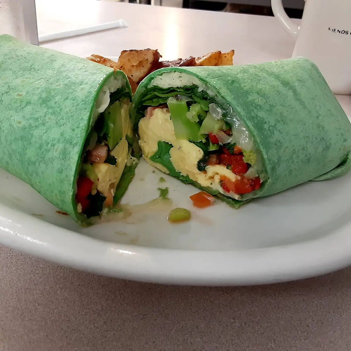 Garden Veggie Breakfast Burrito