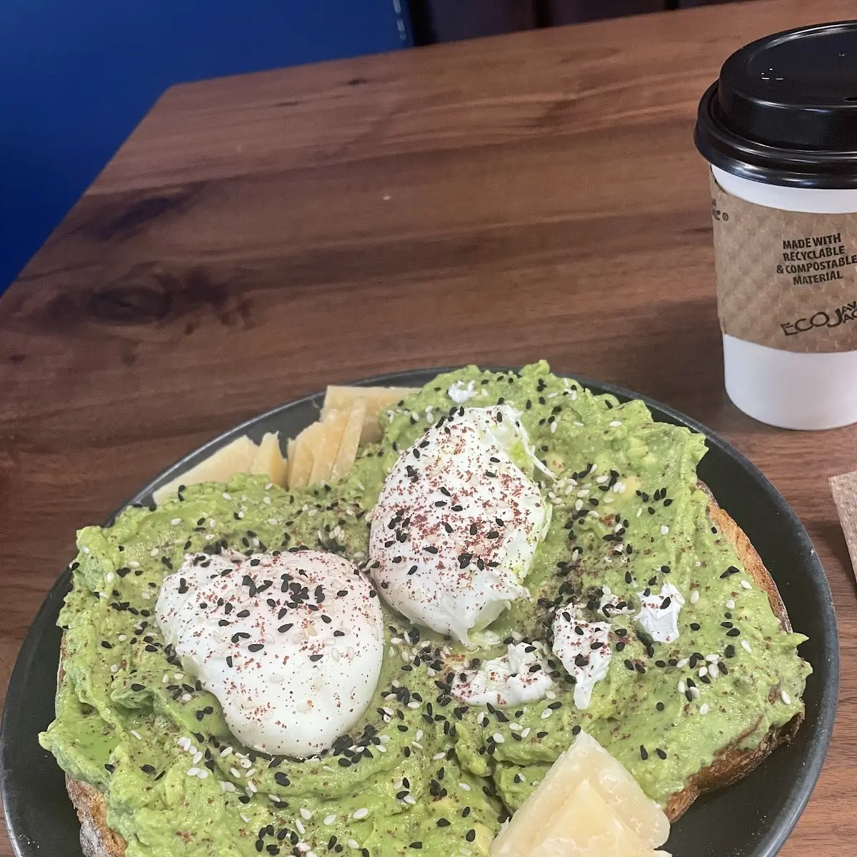 Avocado Toast with Poached Eggs