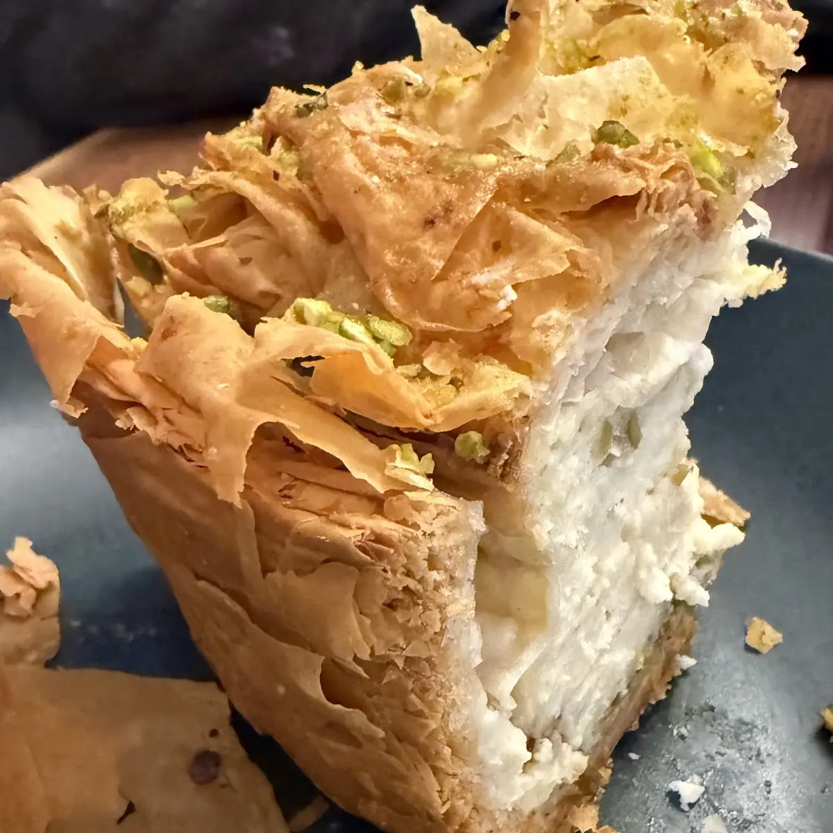Pistachio Baklava Cheesecake