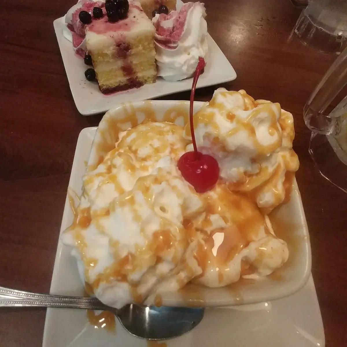 Sundae with Vanilla Ice Cream