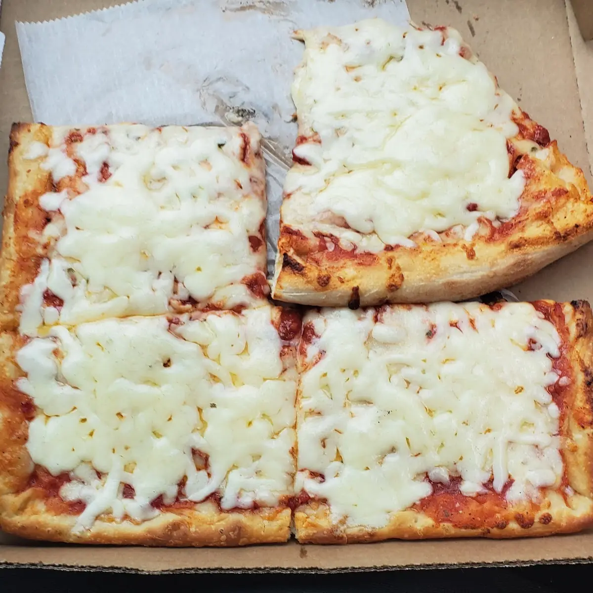 Extra Cheese Sicilian Pizza
