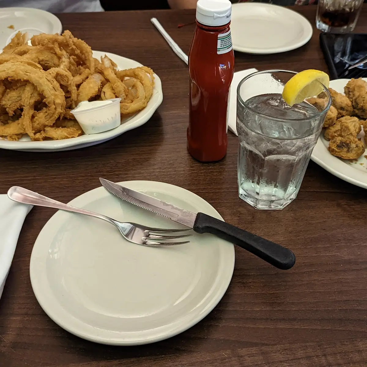 Onion Rings Fried Mushrooms