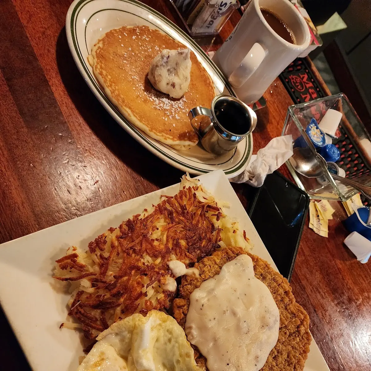 Country Fried Steak and Eggs