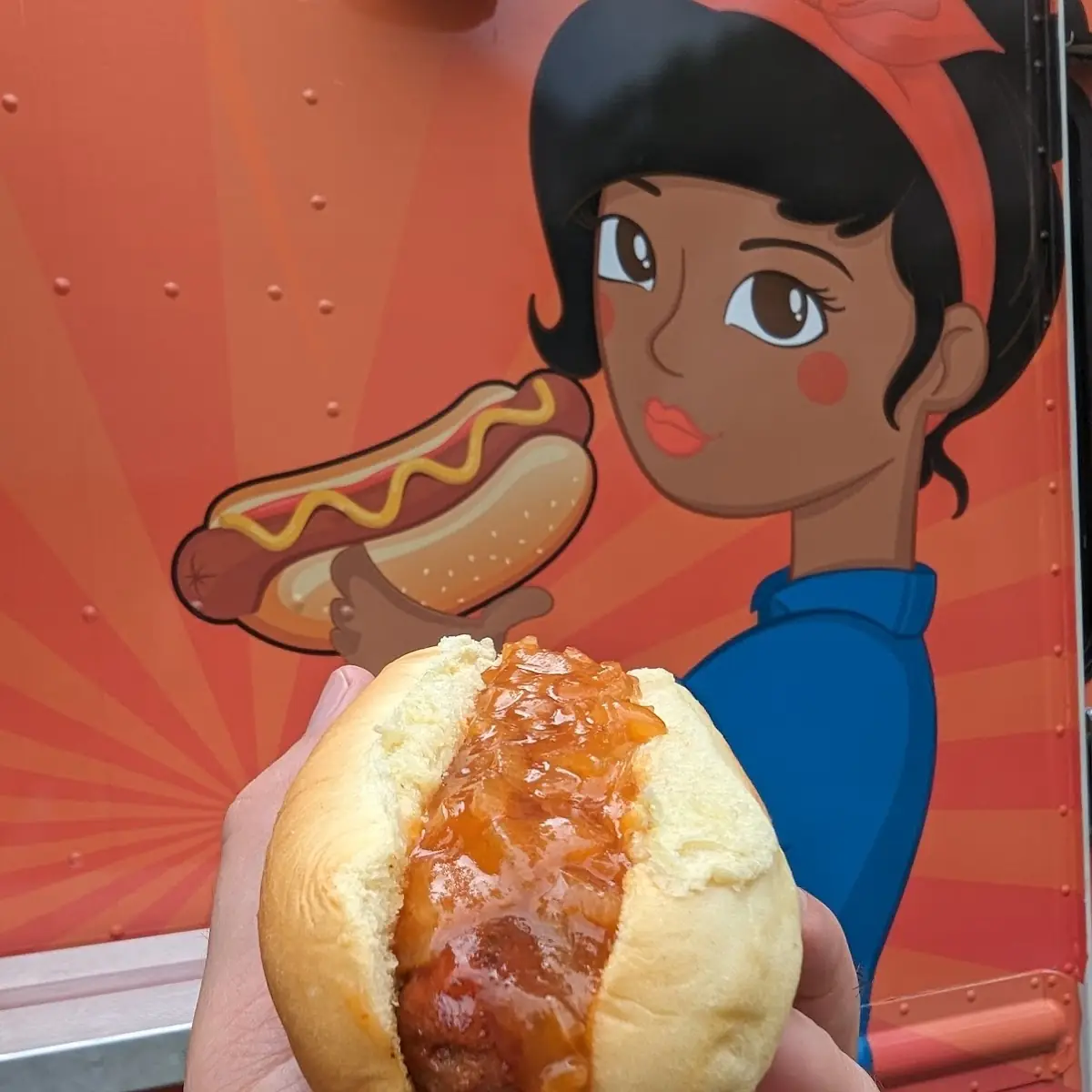 Hot Dog with Onions