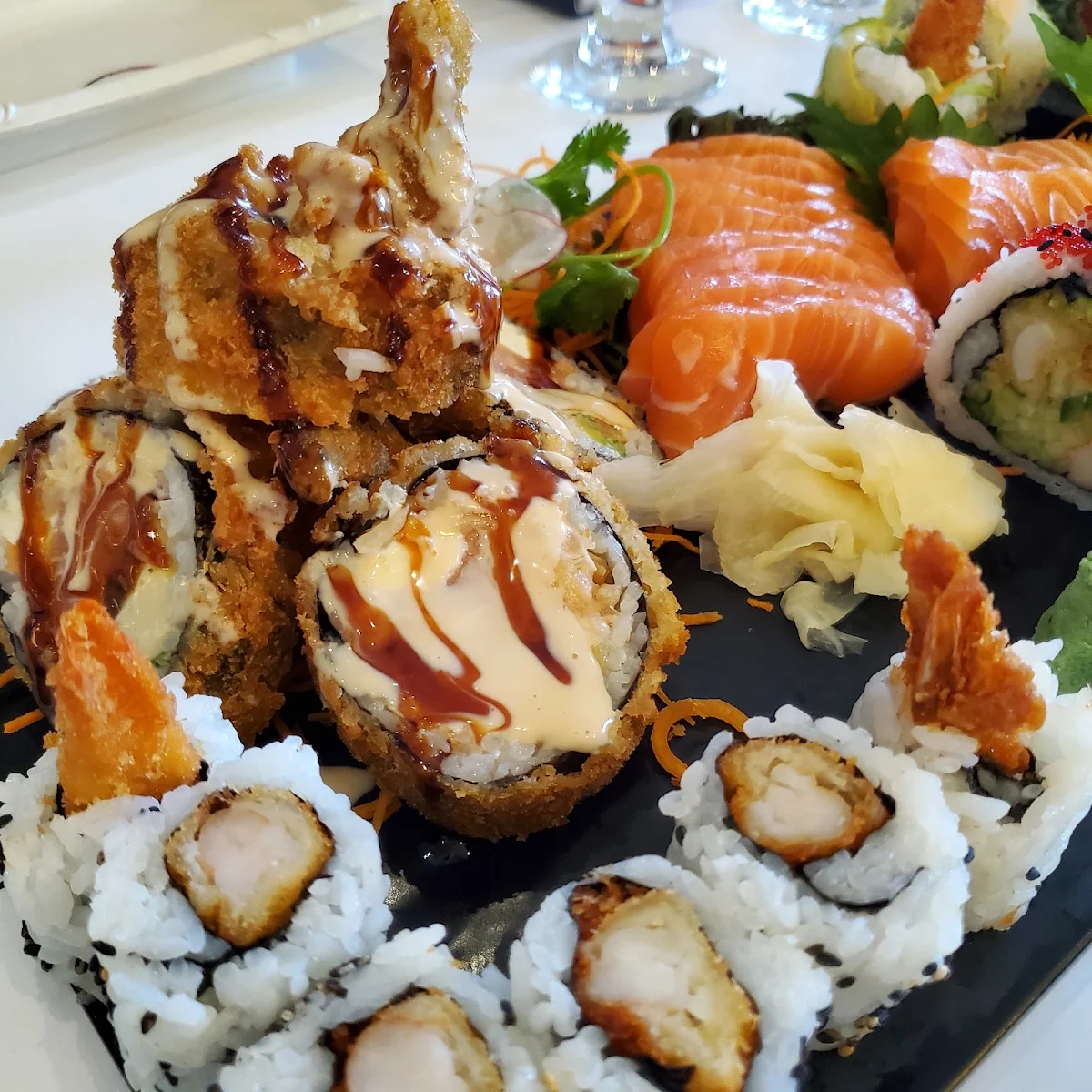 Salmon Sashimi Sake